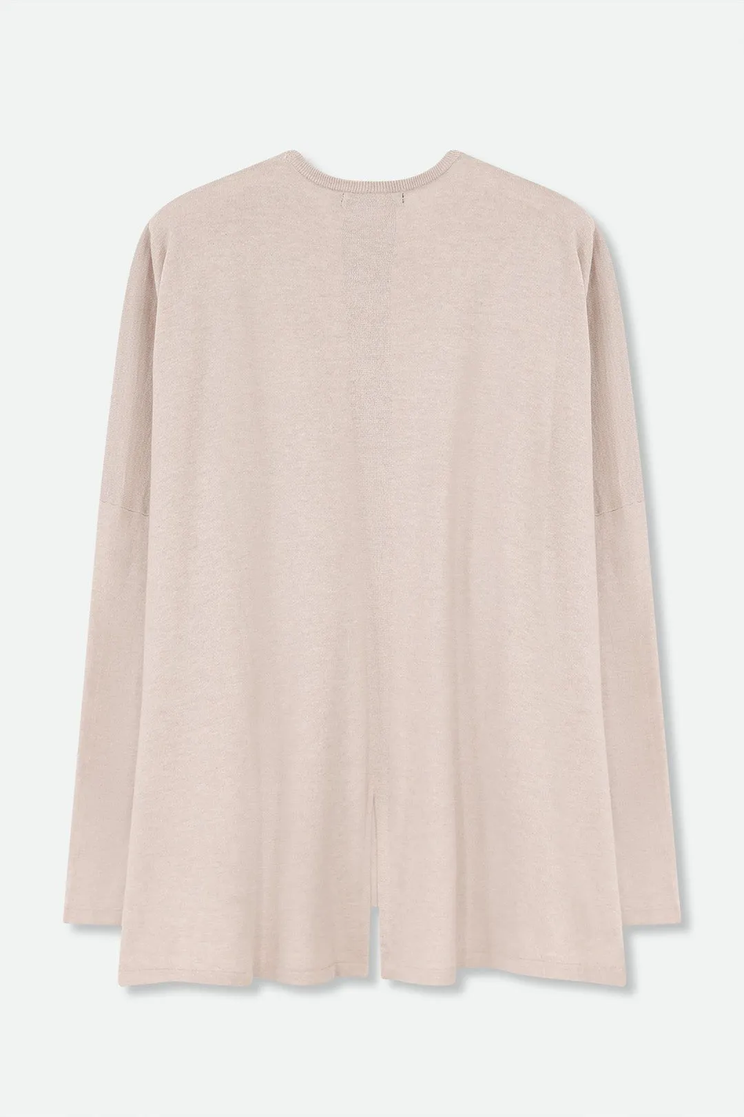 PRIMROSE CREW IN KNIT PIMA COTTON STRETCH clean line