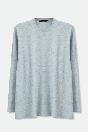 PRIMROSE CREW IN KNIT PIMA COTTON STRETCH wind block PRIMROSE CREW IN KNIT PIMA COTTON STRETCH modern look