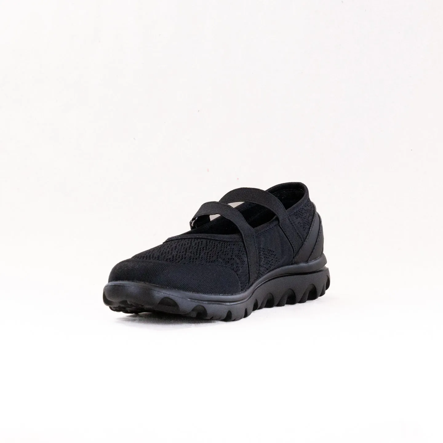 Propet TravelActiv Mary Jane (Women's) - All Black edge guard