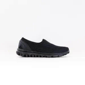 Propet TravelActiv Slip On (Women's) - All Black tropical weather