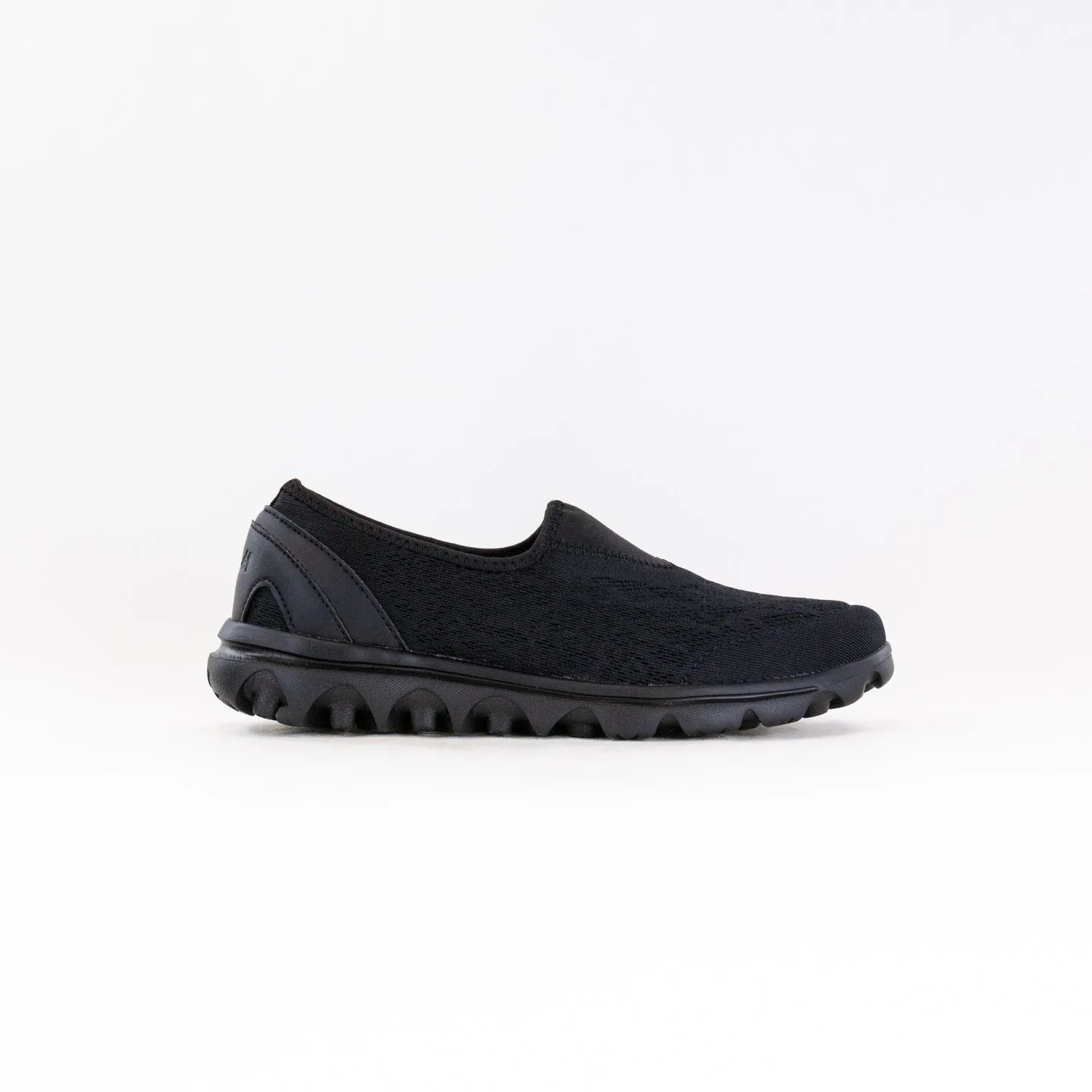 Propet TravelActiv Slip On (Women's) - All Black tropical weather