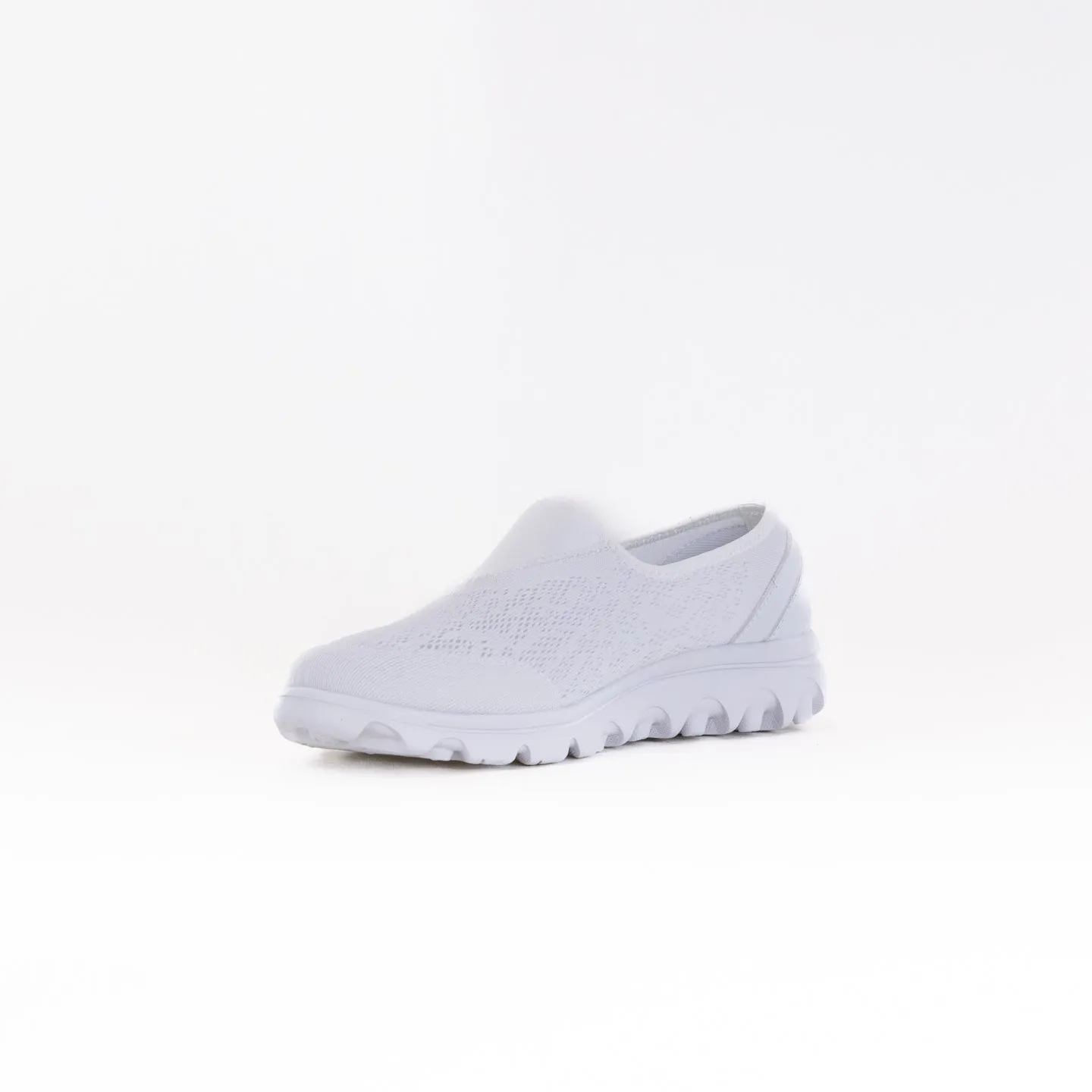Propet TravelActiv Slip On (Women's) - White effortless stride