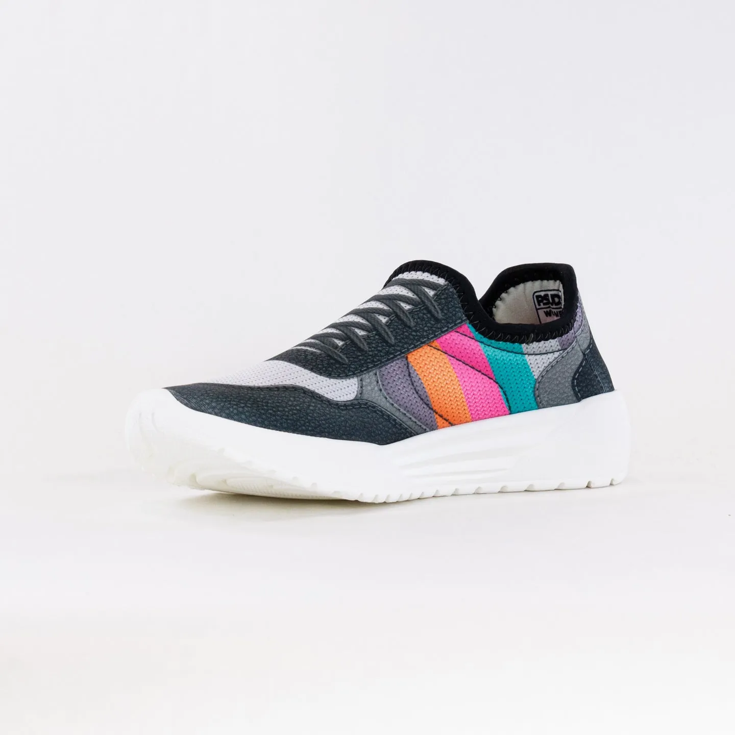 PSUDO Court (Women's) - Black/Multi toe lock