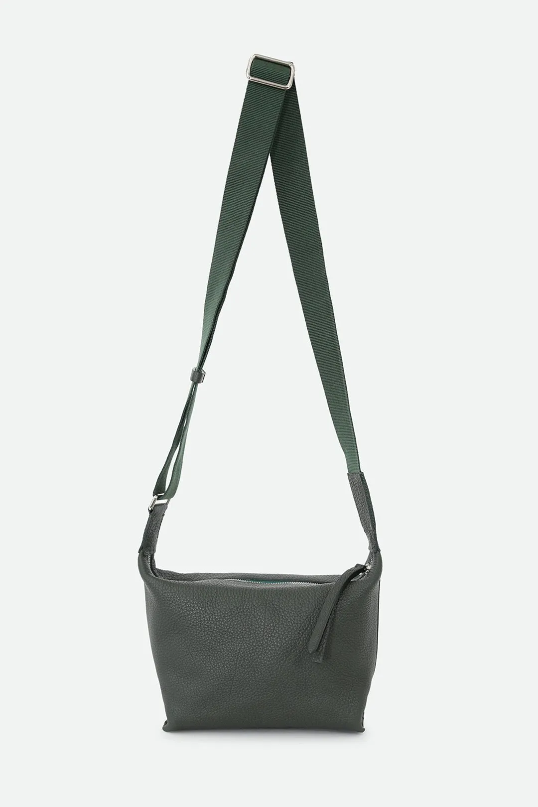 RAVELLO ITALIAN LEATHER HANDBAG IN FOREST modular fit