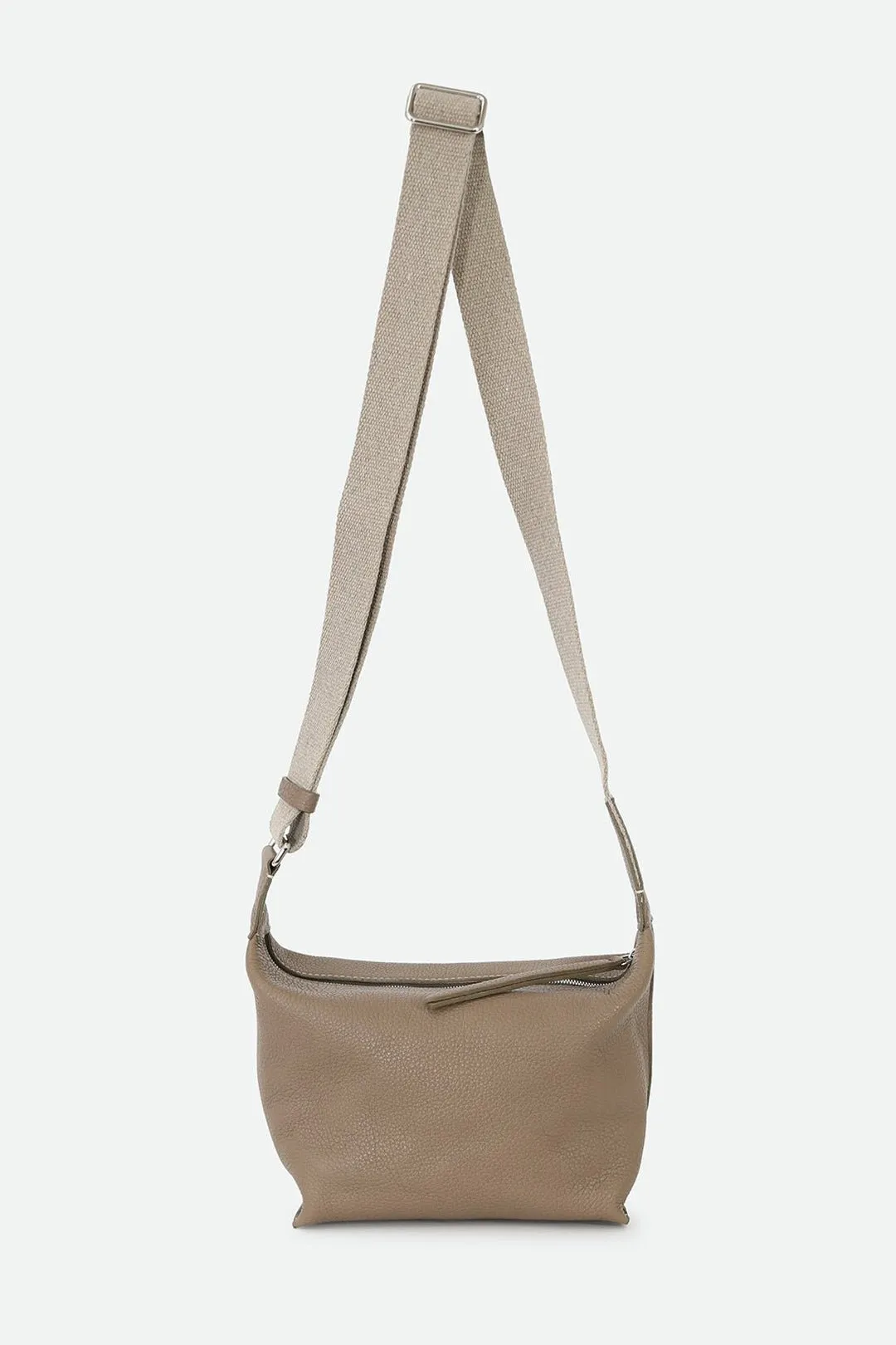 RAVELLO ITALIAN LEATHER HANDBAG IN TAUPE ready piece