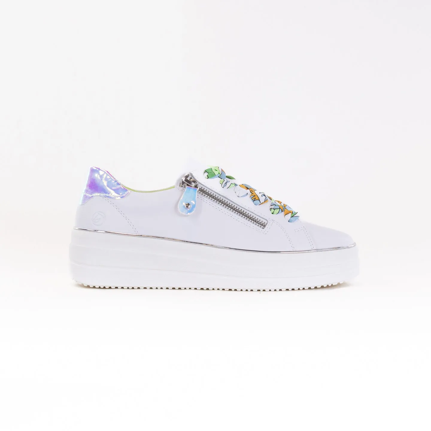Remonte D1C06 Julika (Women's) - White/Silver path fit