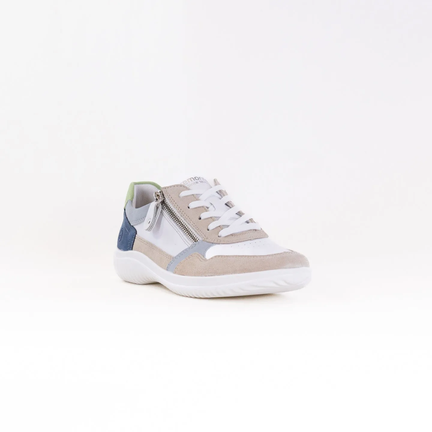 Remonte Louann D1E06 (Women's) - Iceberg/White/Blue soft footbed