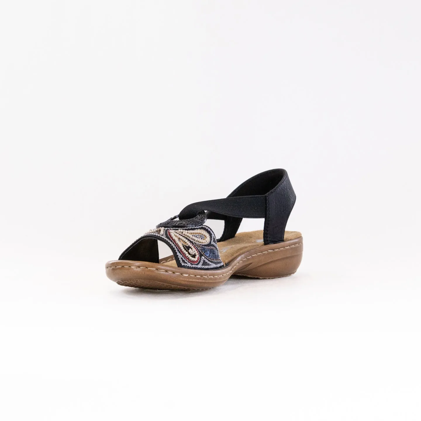 Rieker 608B4 (Women's) - Black Foot Joy