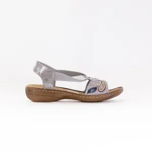 Rieker 608B4 (Women's) - Metallic Care Mood Rieker 608B4 (Women's) - Metallic Clean Step