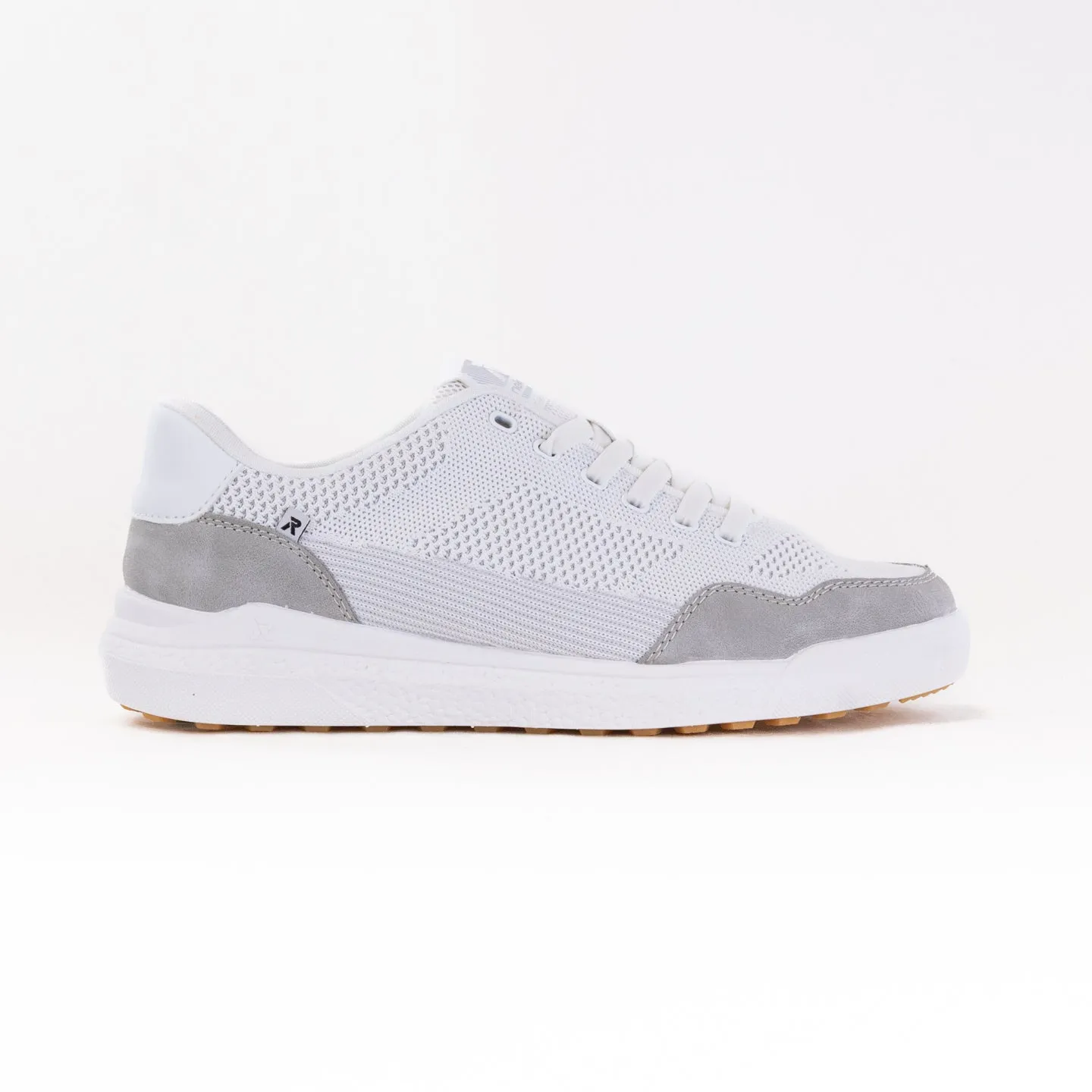 Rieker Asa U1104 (Men's) - Cement/White athleisure look