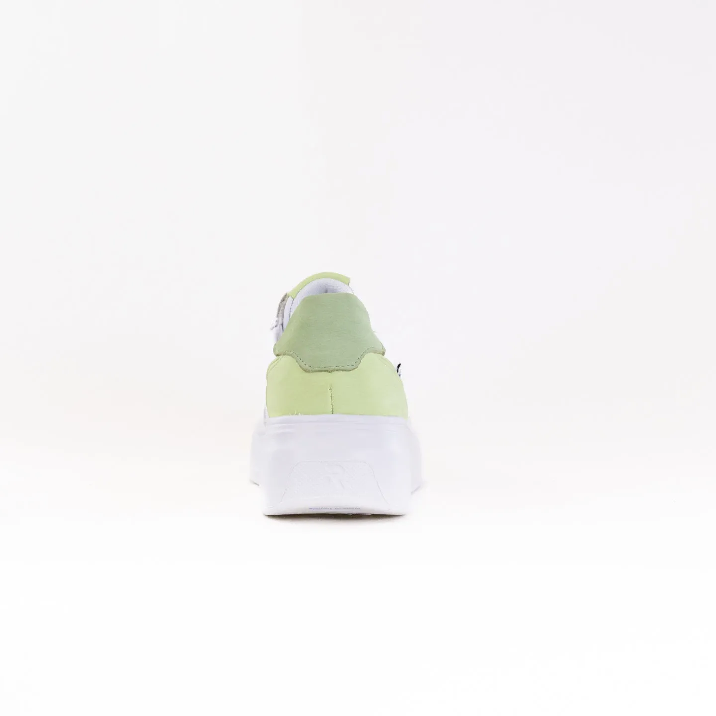 Rieker Carla 00 (Women's) - White/Lime outdoor grip
