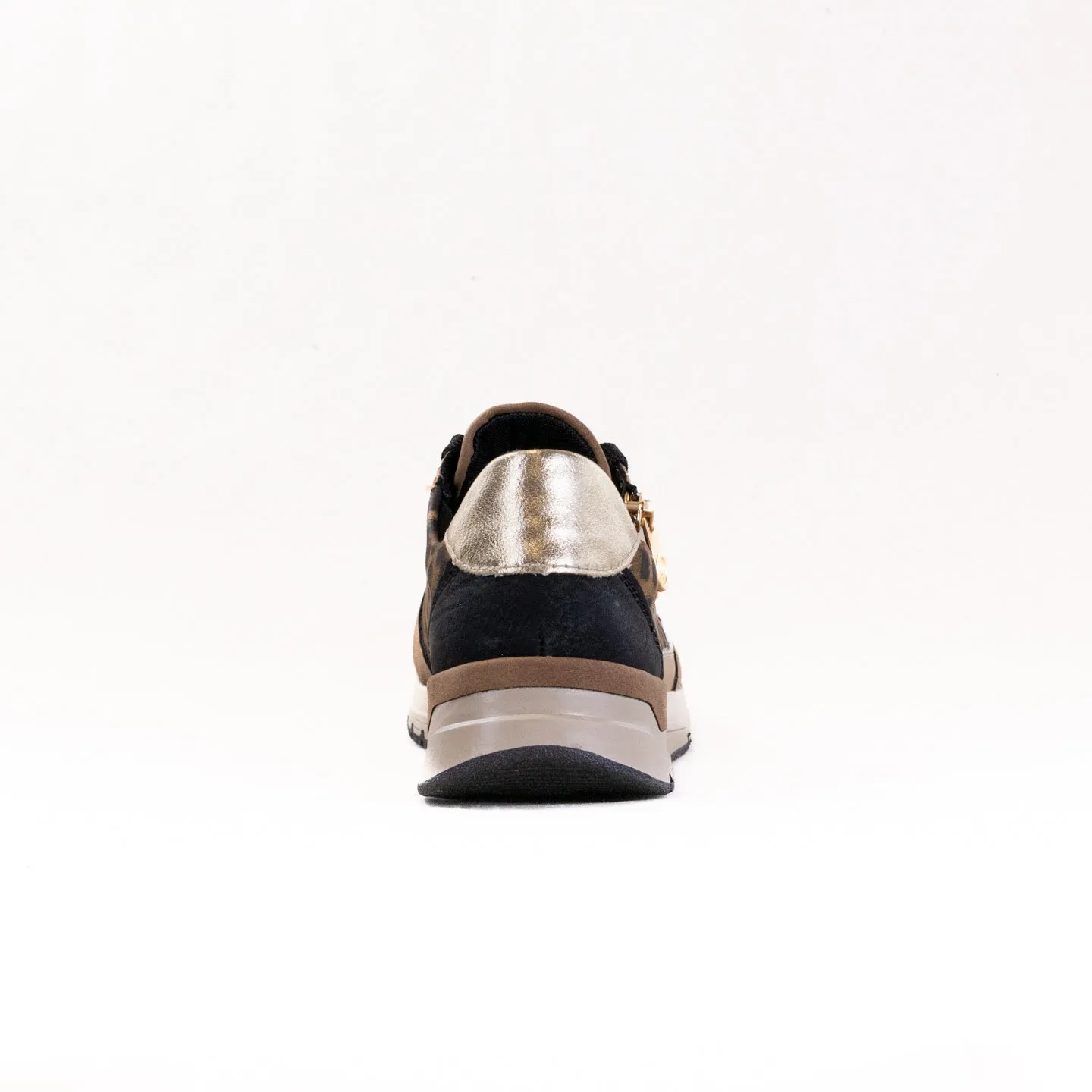 Rieker Destiny 02 (Women's) - Wood/Black/Light Gold outdoor day