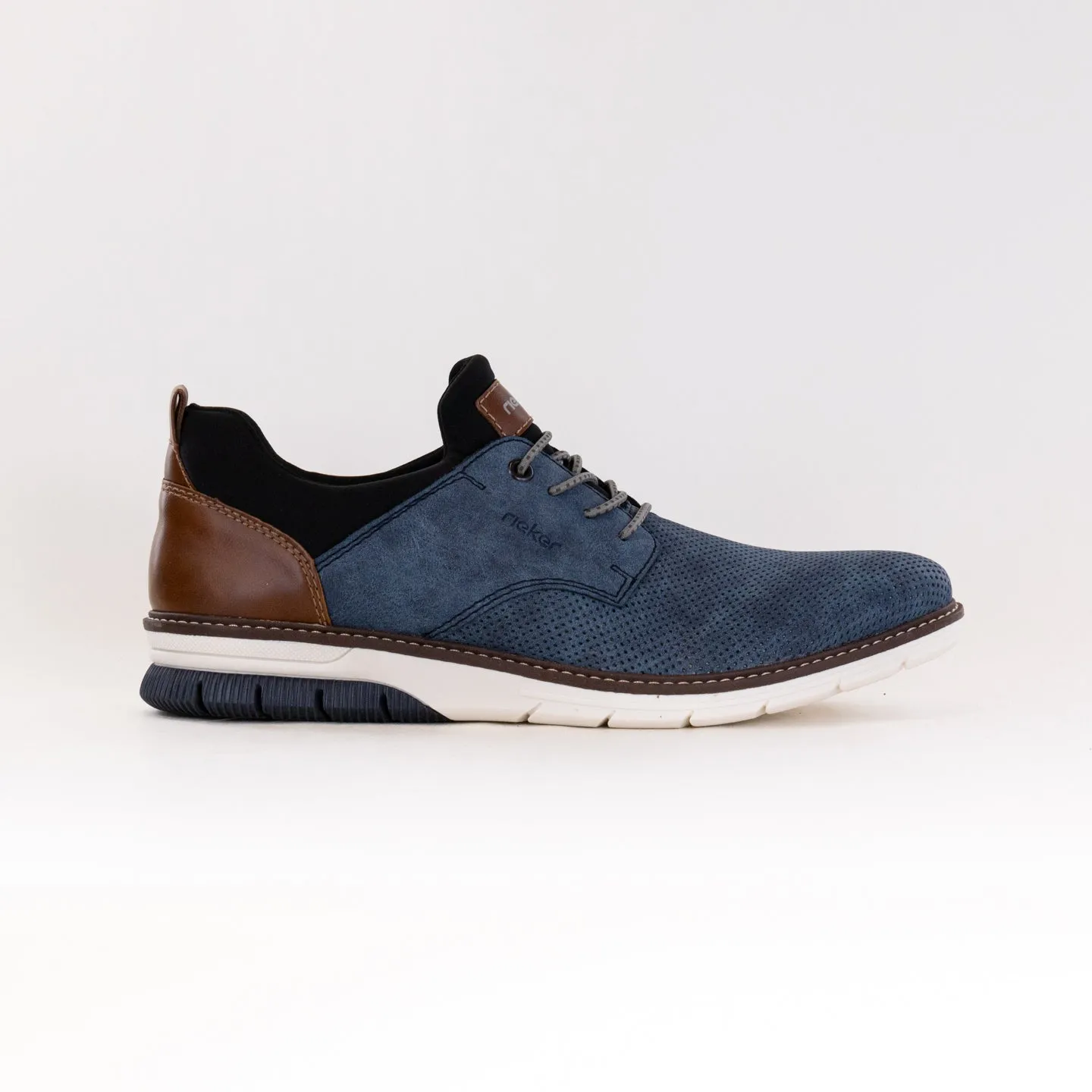 Rieker Dustin 50 (Men's) - Baltic/Armaretto/Schwarz breathable mesh