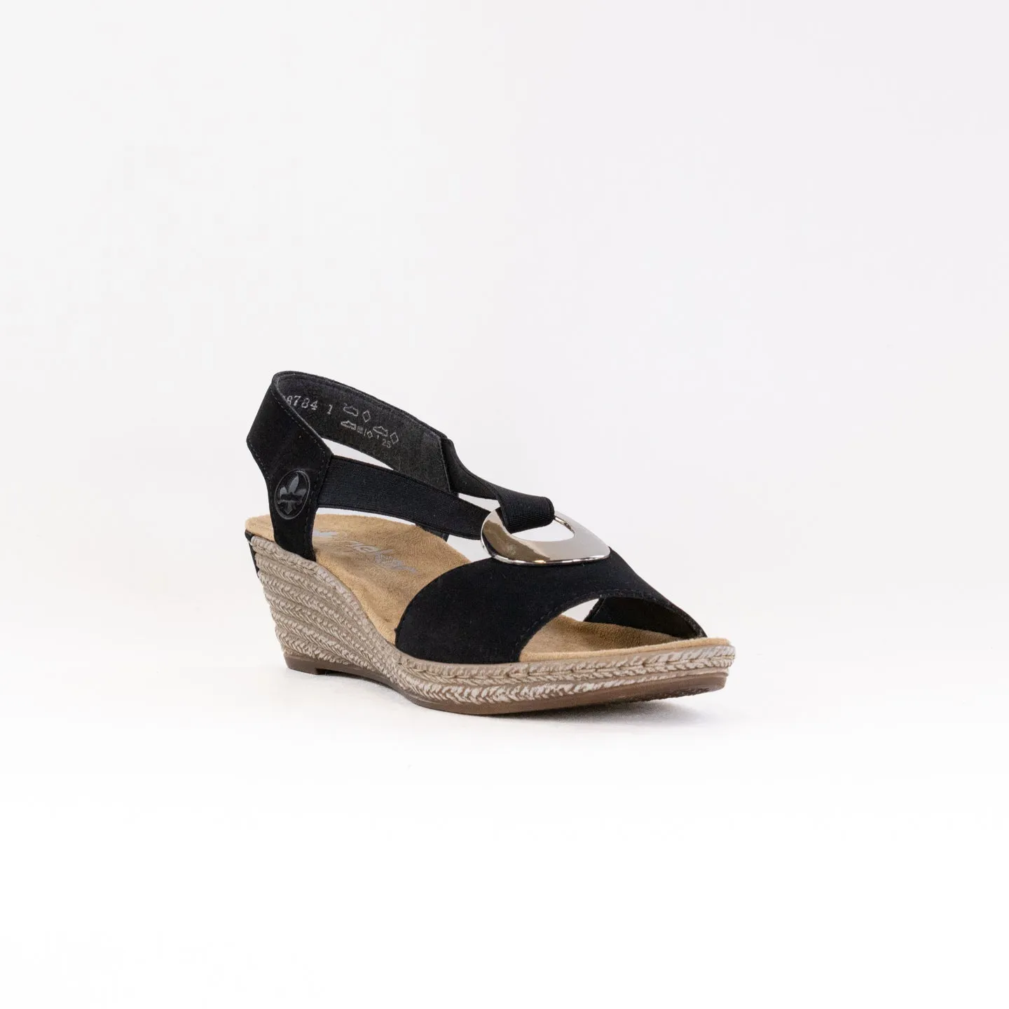 Rieker Fanni Sandal (Women's) - Black Mood Ease