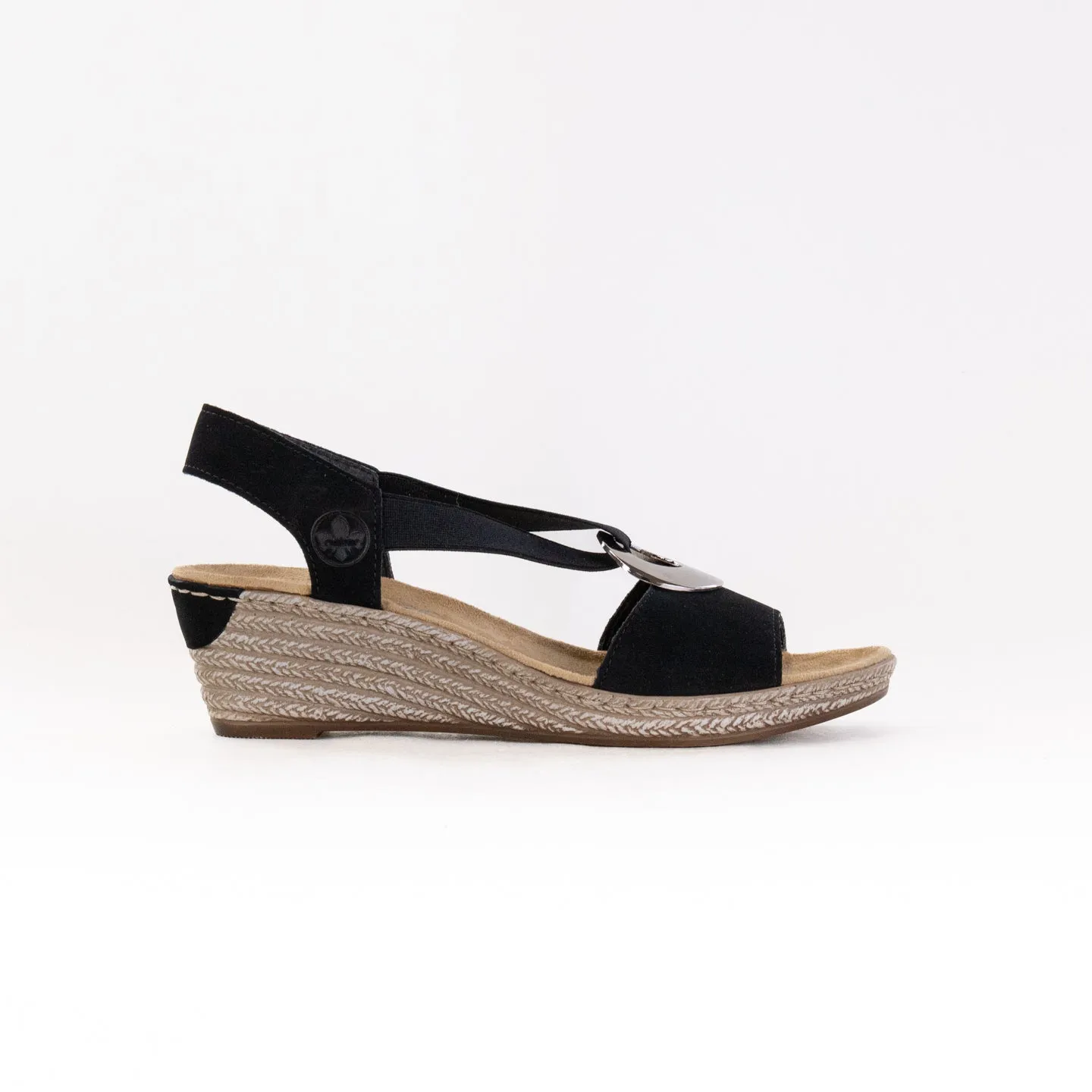 Rieker Fanni Sandal (Women's) - Black Warm Breeze