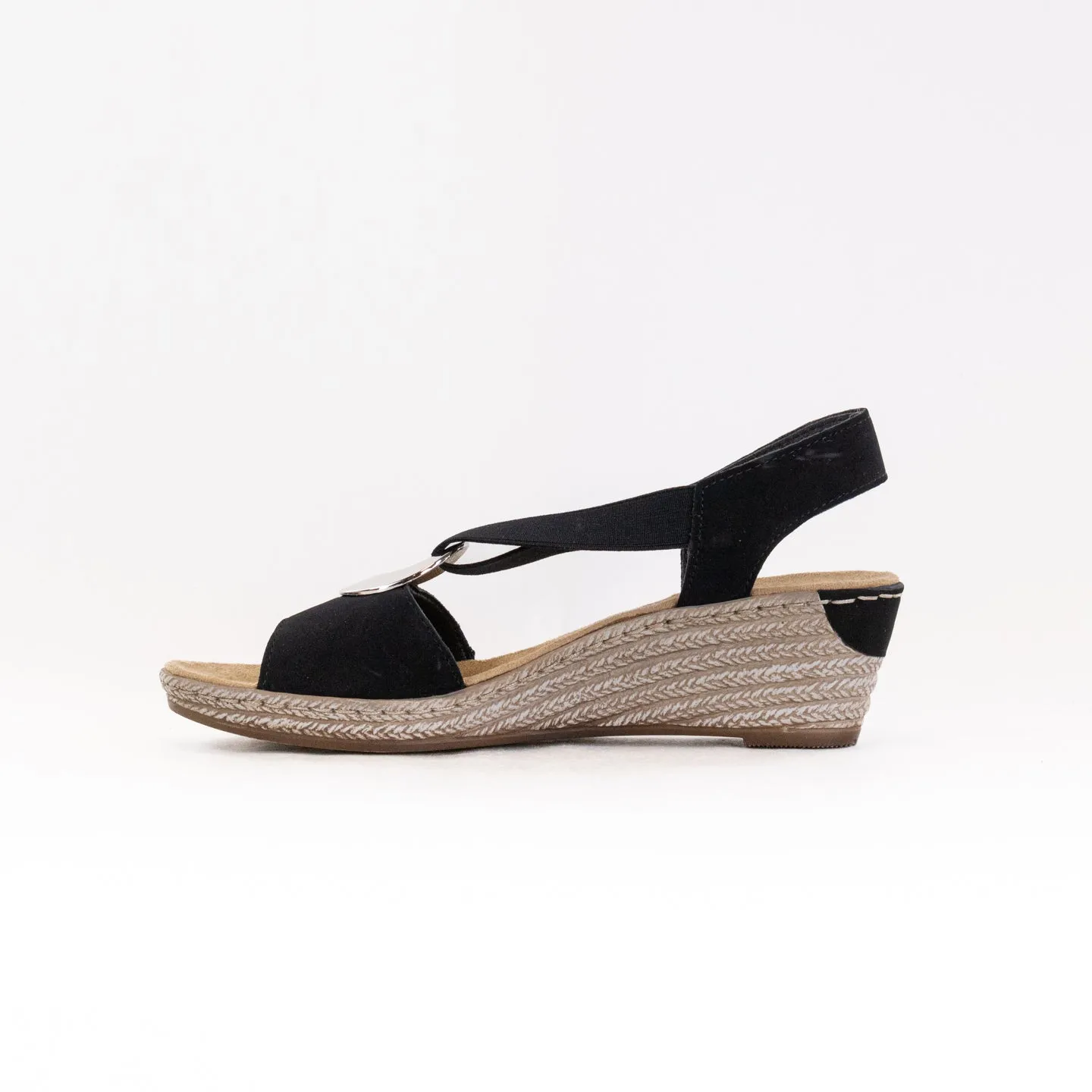 Rieker Fanni Sandal (Women's) - Black Calm Air