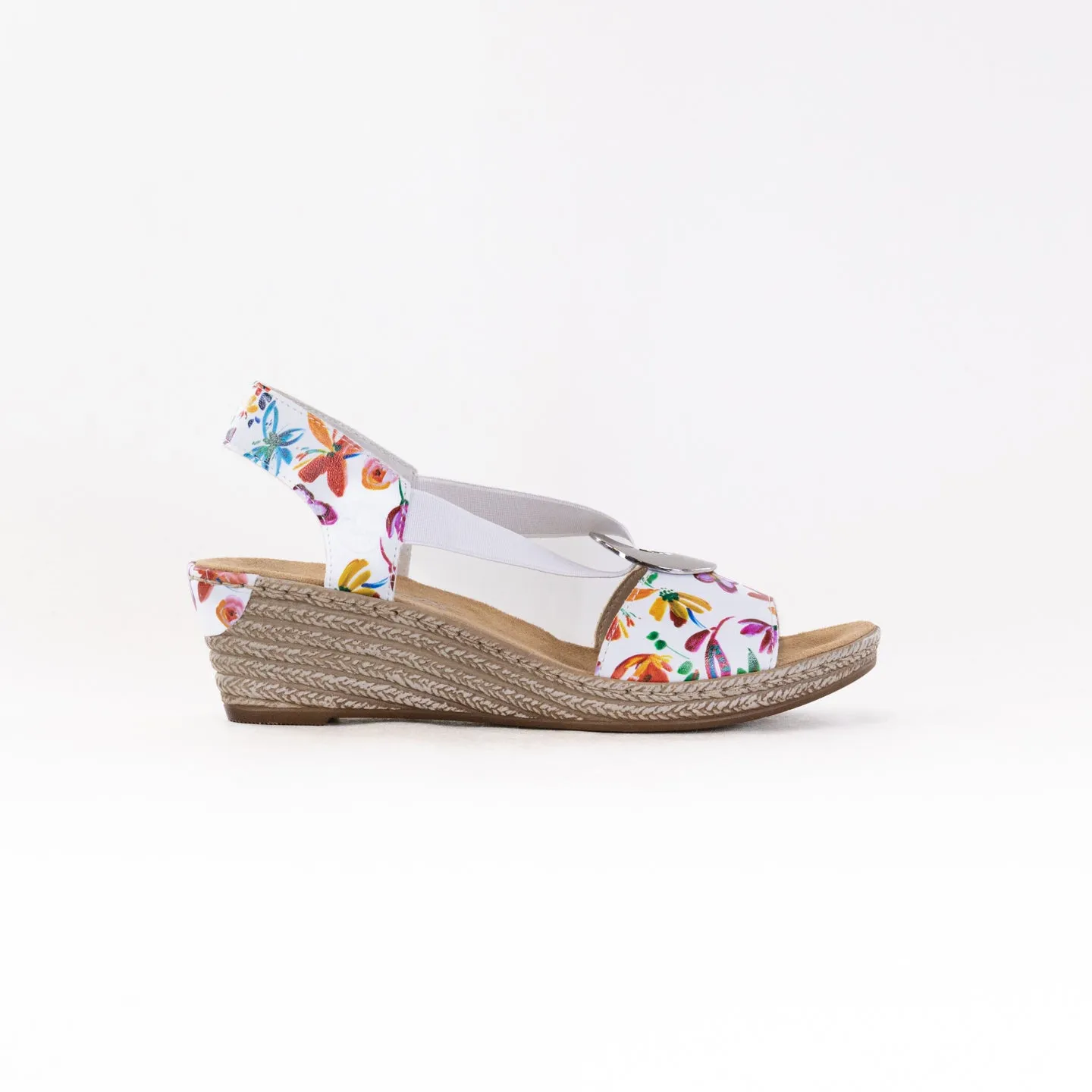 Rieker Fanni Sandal (Women's) - White Meadow Summer Style