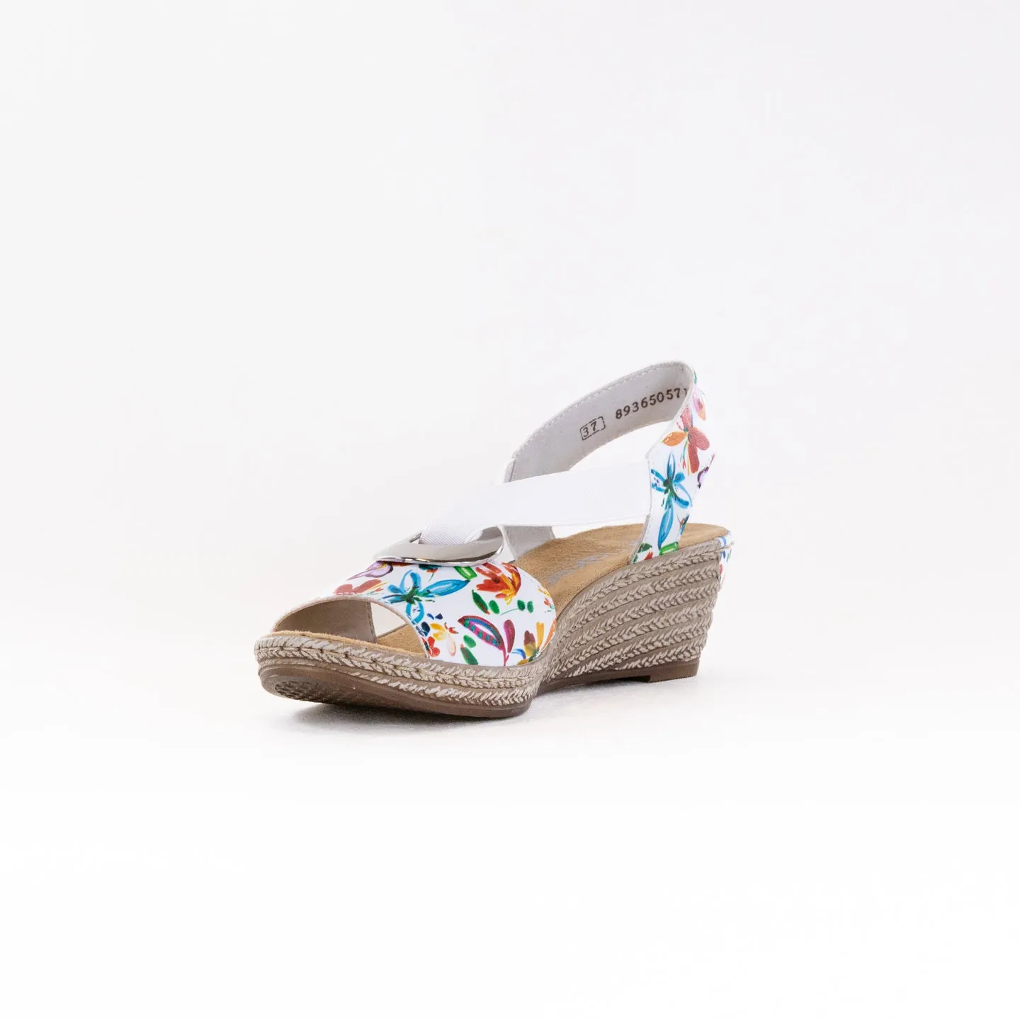 Rieker Fanni Sandal (Women's) - White Meadow Beach Ready