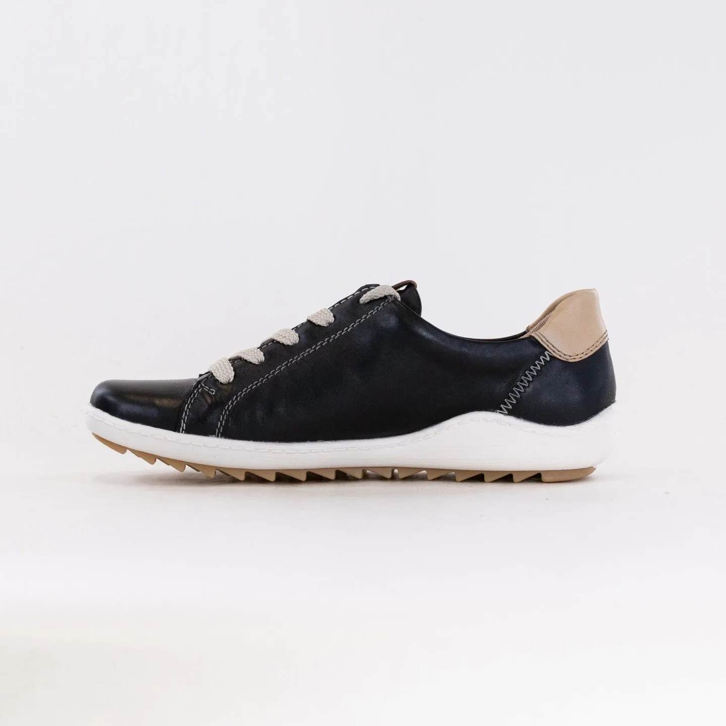 Rieker Liv R1426 (Women's) - Black Leather navy staple