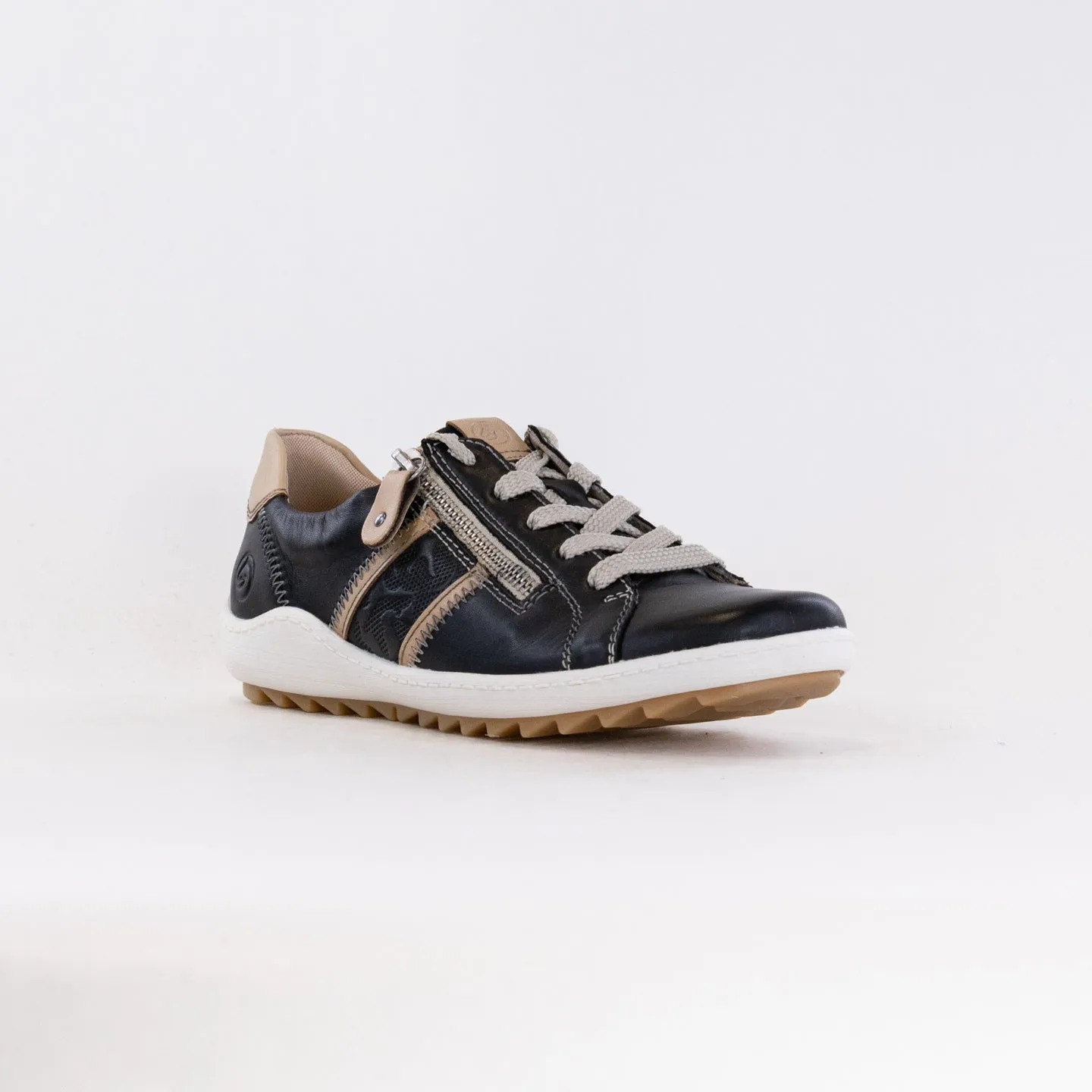 Rieker Liv R1426 (Women's) - Black Leather confidence boost