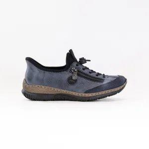 Rieker Nikita N3267 (Women's) - Blue classic white Rieker Nikita N3267 (Women's) - Blue wardrobe staple