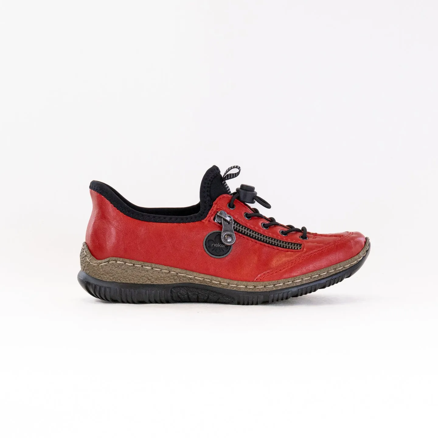 Rieker Nikita N3267 (Women's) - Red breathable knit