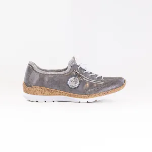 Rieker Nitka N4263 (Women's) - Grey heat retention Rieker Nitka N4263 (Women's) - Grey wide fit