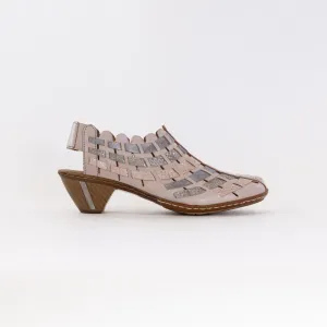 Rieker Sina 78 (Women's) - Clay/Silver subtle detail Rieker Sina 78 (Women's) - Clay/Silver mountain town