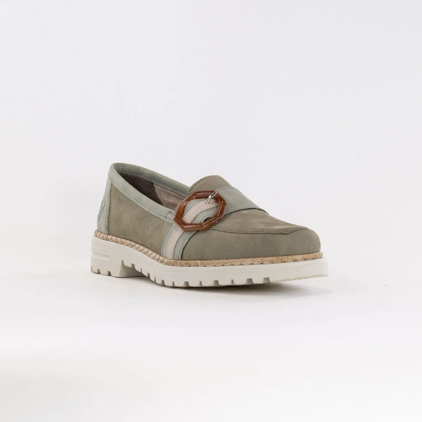 Rieker Ulla Loafer 54864 (Women's) - Green wild road