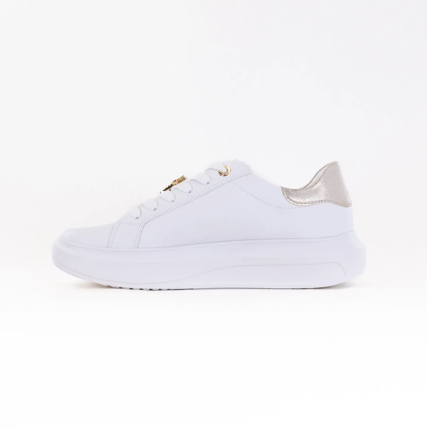 Rieker W1202 Adelia (Women's) - White/Gold Silver navy staple
