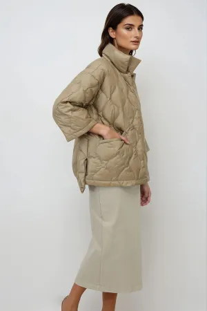 RIMINI CROP GOOSE DOWN JACKET light guard