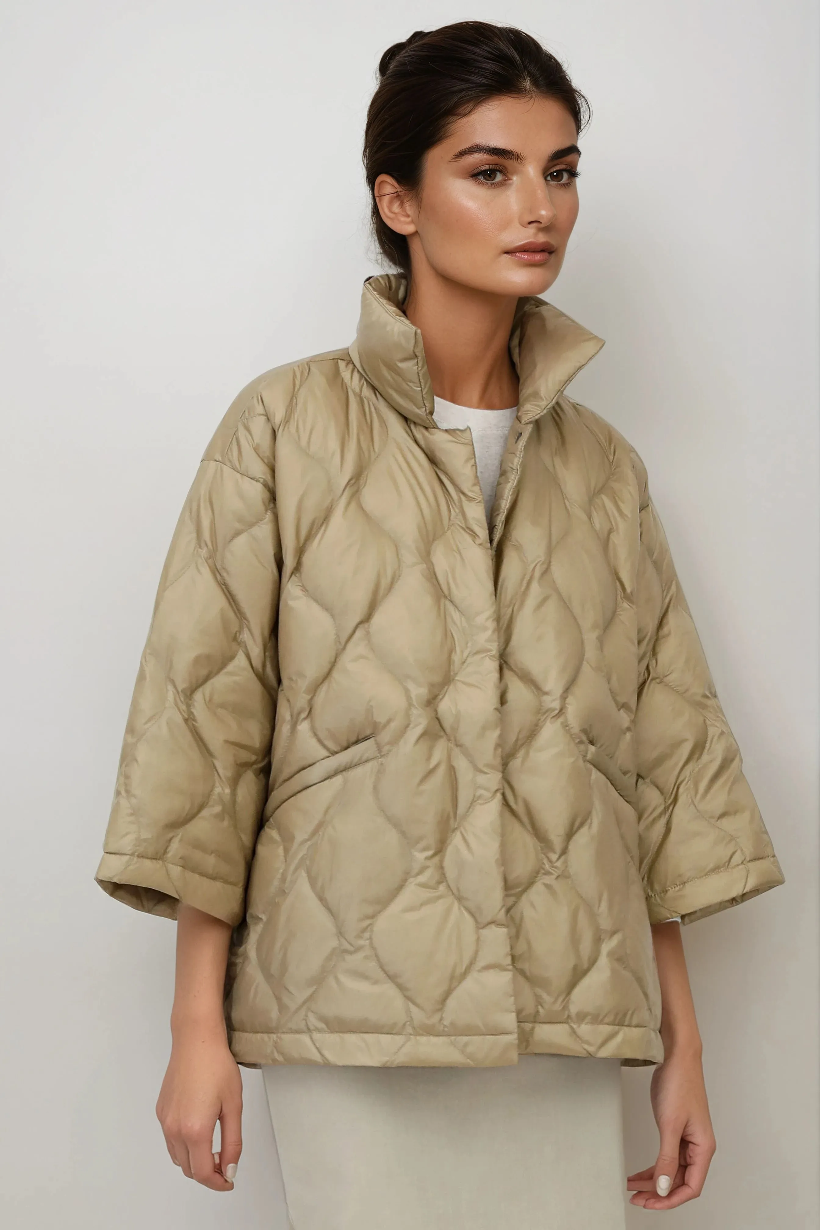 RIMINI CROP GOOSE DOWN JACKET calm mood