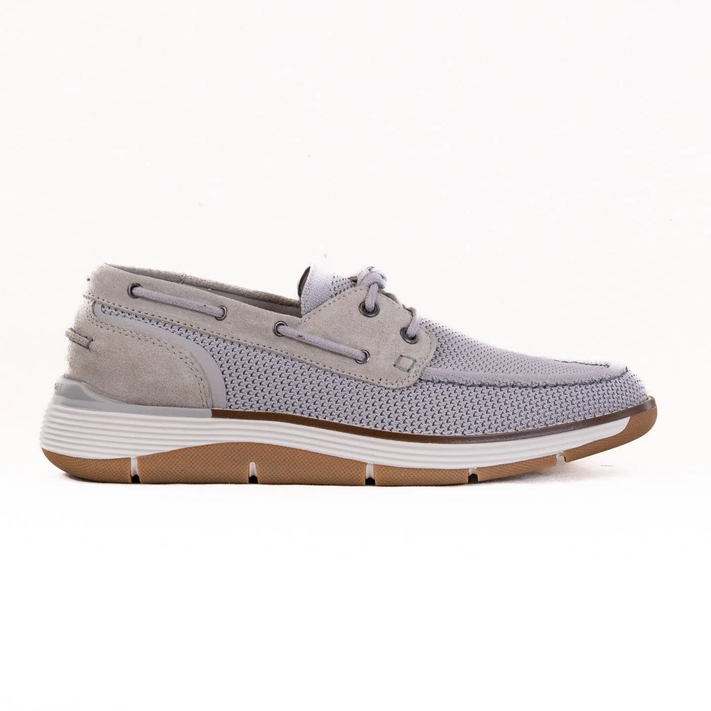 Rockport Lyall Slip-On Casual Boat Shoe (Men's) - Taupe multi terrain
