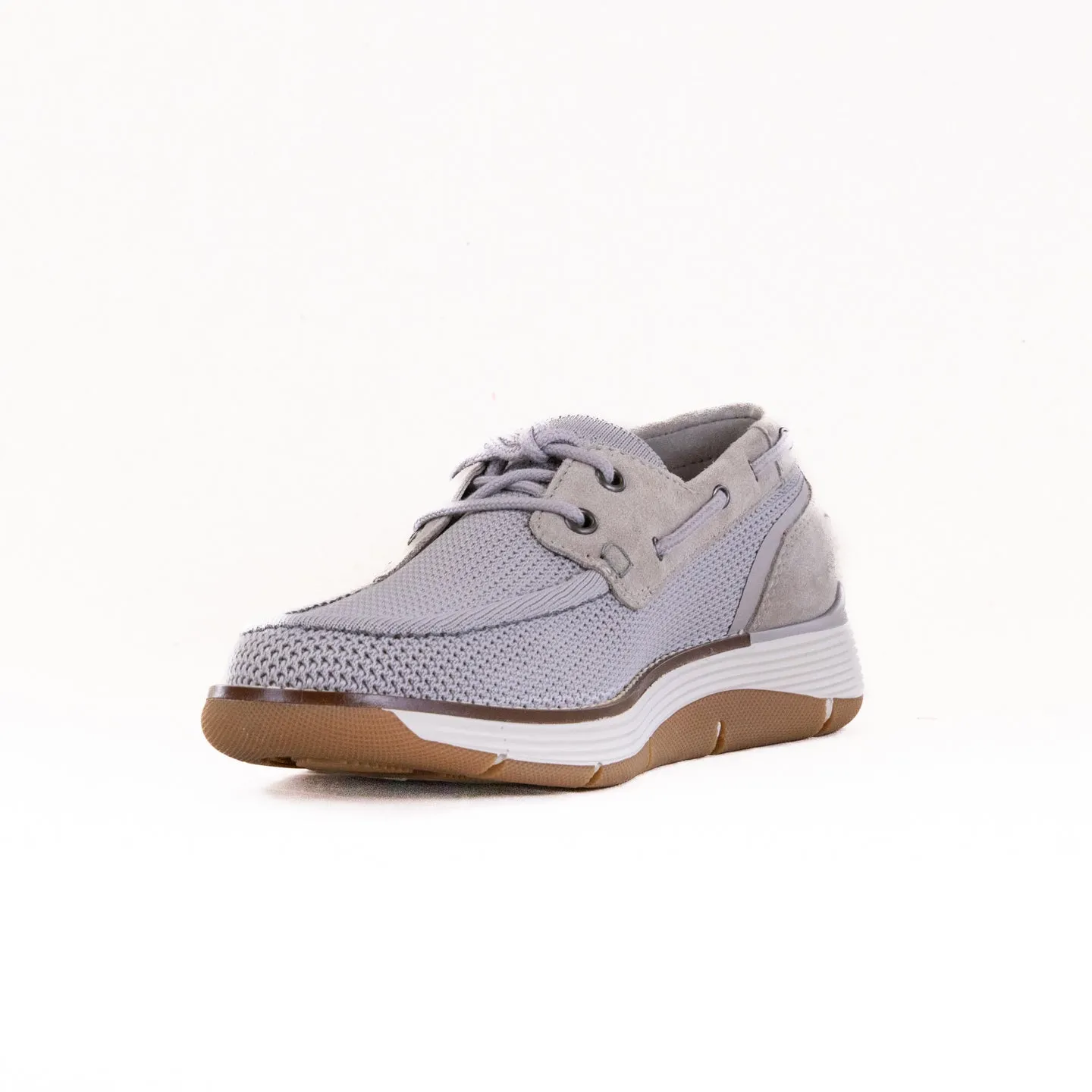 Rockport Lyall Slip-On Casual Boat Shoe (Men's) - Taupe snow traction