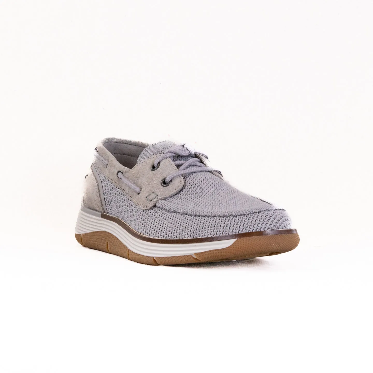 Rockport Lyall Slip-On Casual Boat Shoe (Men's) - Taupe terrain wear