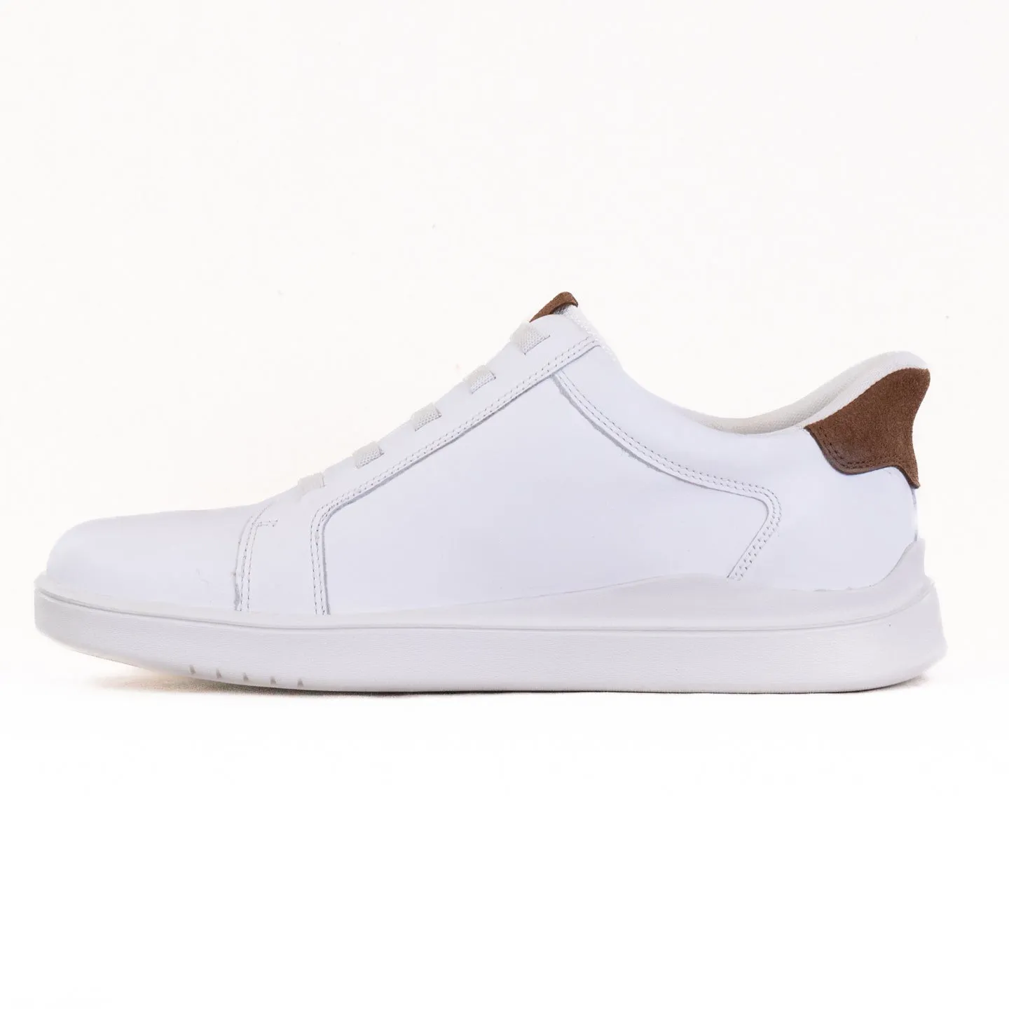Rockport Tynnar Step Activated Casual Sneaker (Men's) - White Leather track lover