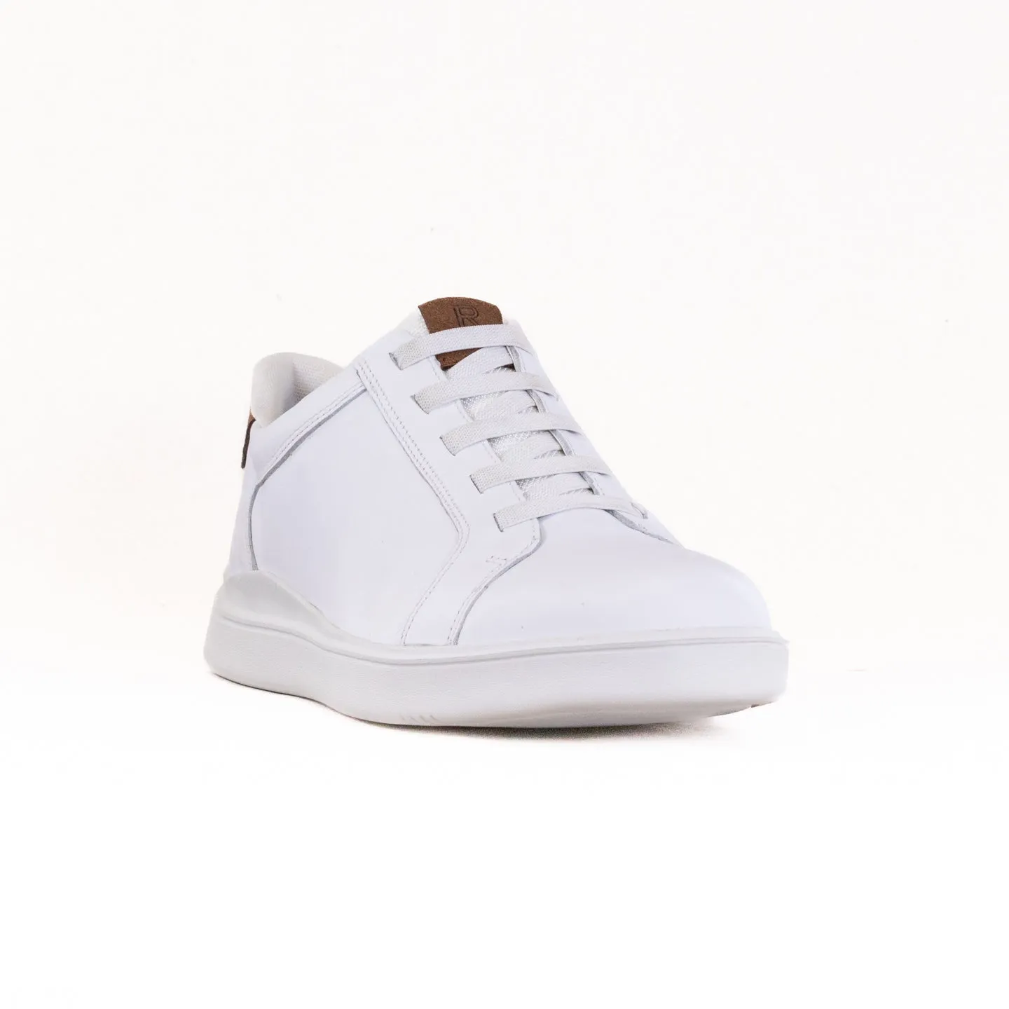 Rockport Tynnar Step Activated Casual Sneaker (Men's) - White Leather slope walk