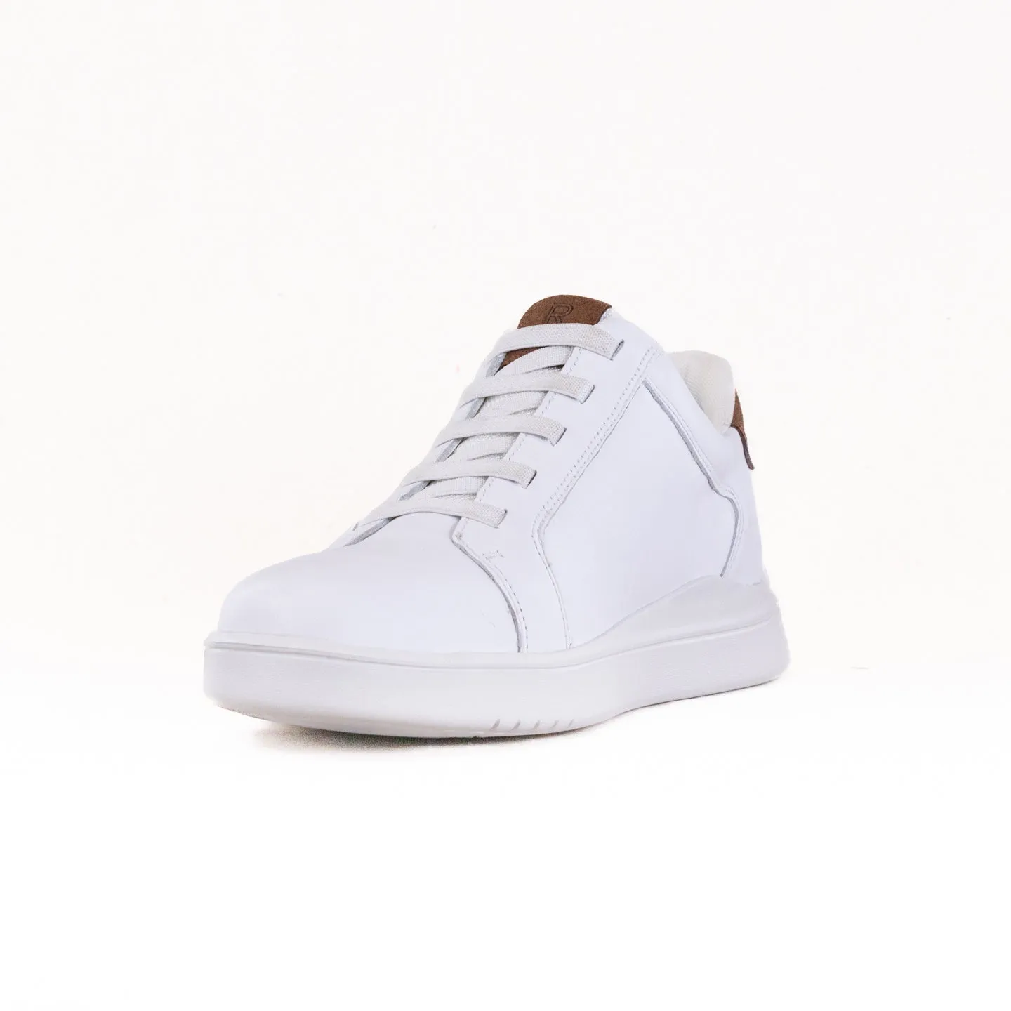 Rockport Tynnar Step Activated Casual Sneaker (Men's) - White Leather flexible gear