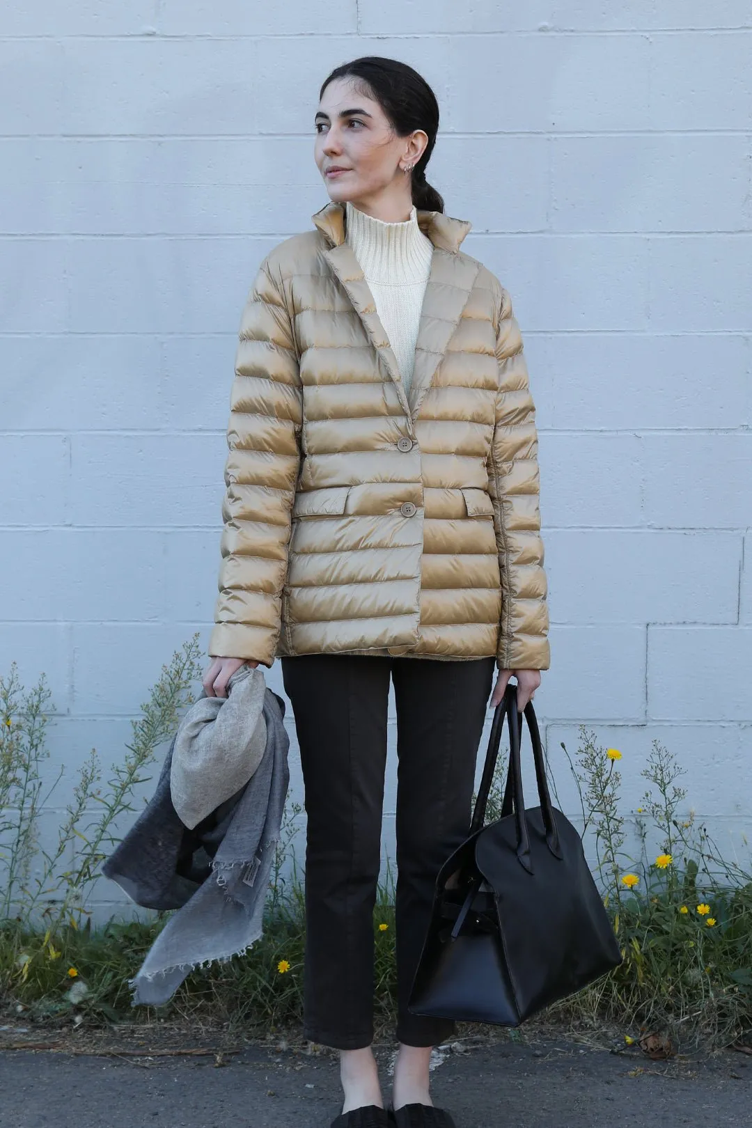 ROMA BLAZER IN GOOSE DOWN wind shield