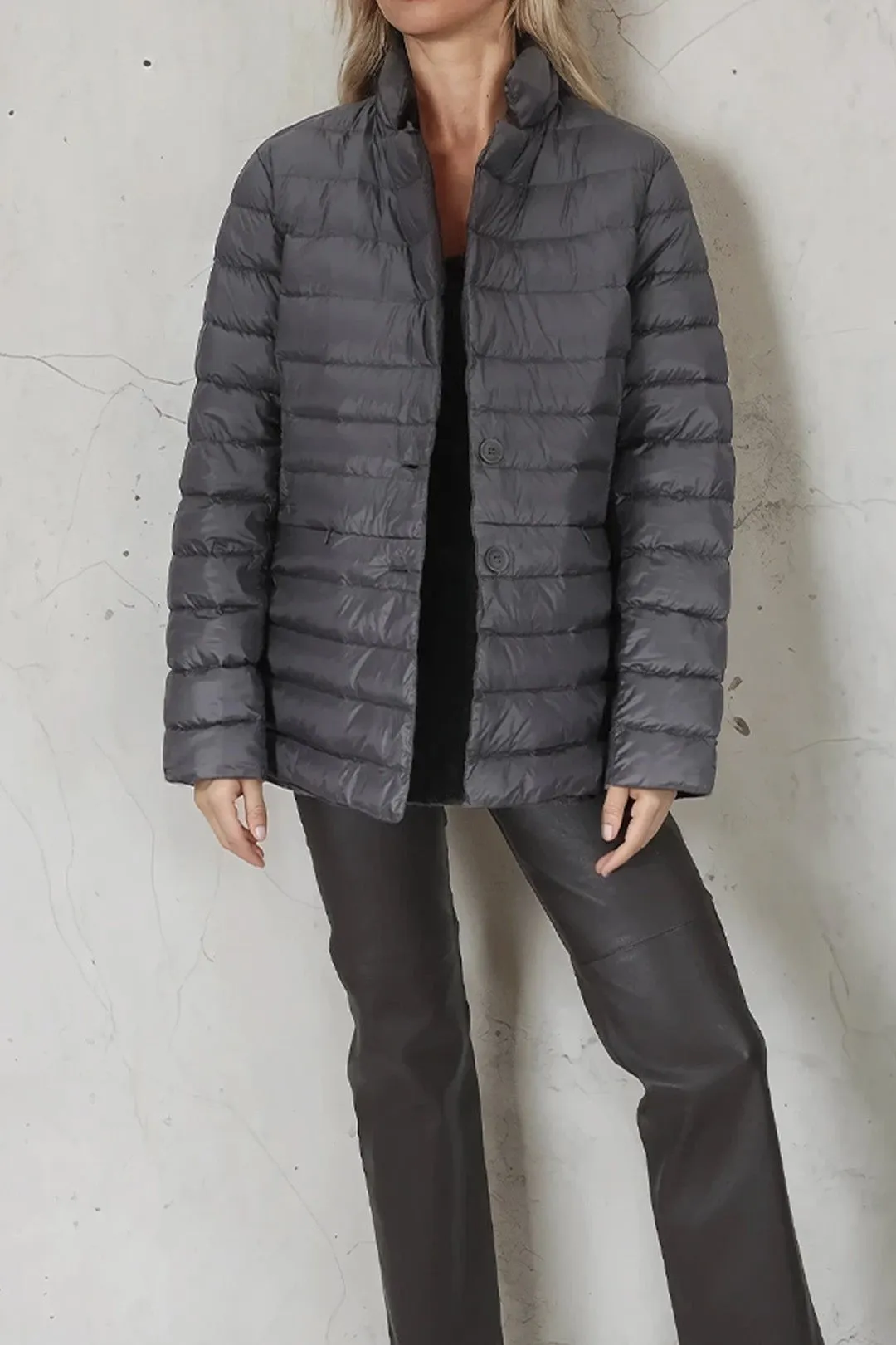 ROMA BLAZER IN GOOSE DOWN subtle chic