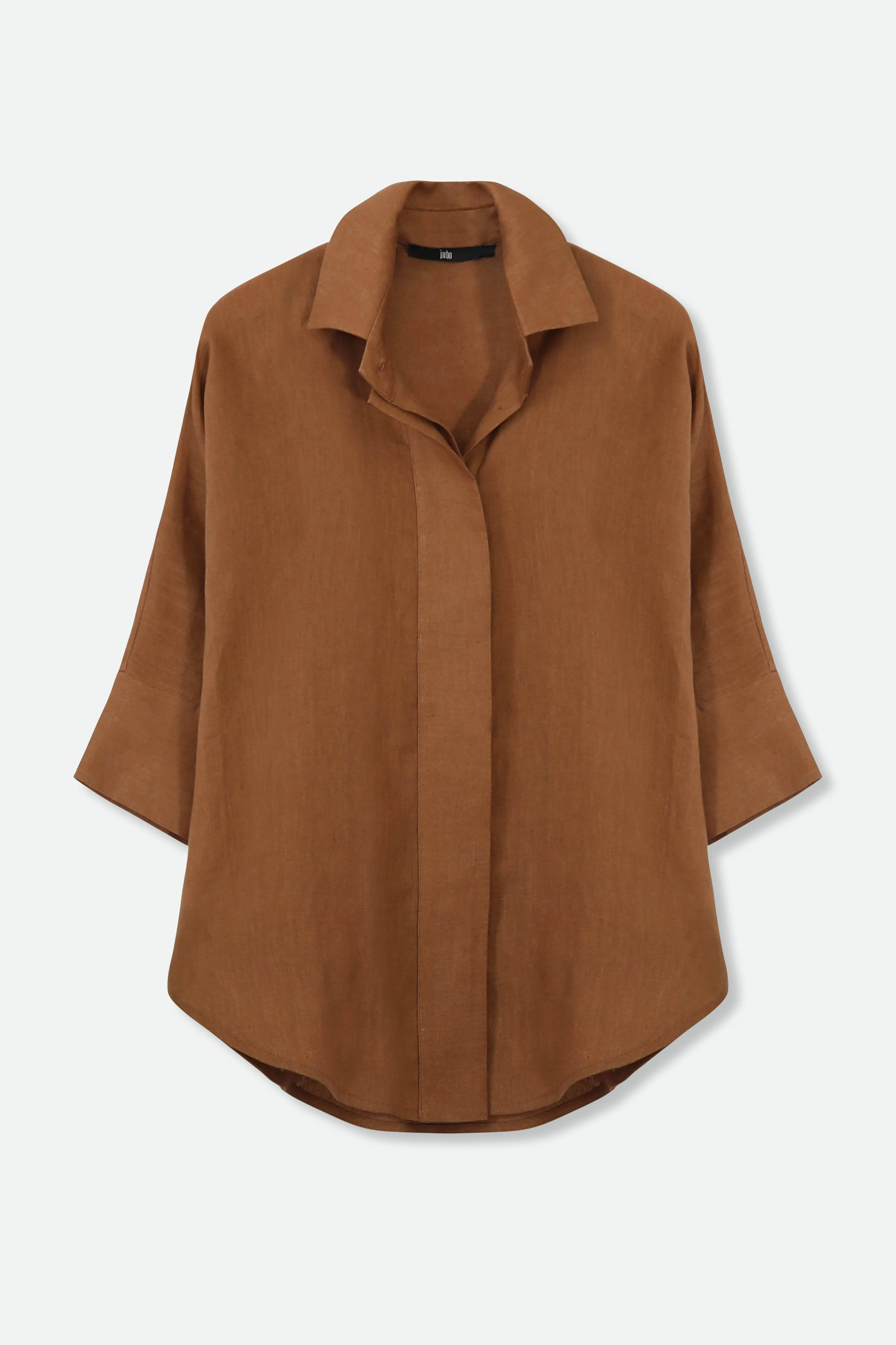 SAHANA DOLMAN SHIRT IN LINEN skin-friendly feel