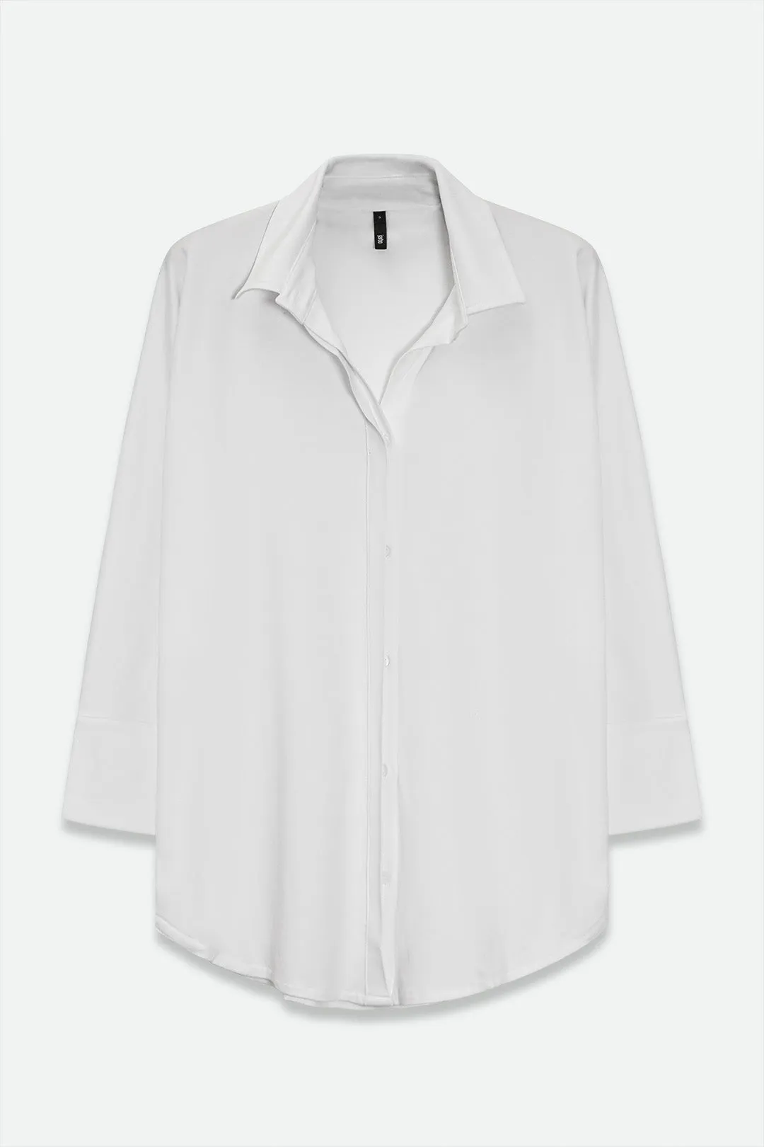 SAHANA DOLMAN SHIRT IN PIMA COTTON STRETCH dopamine feel