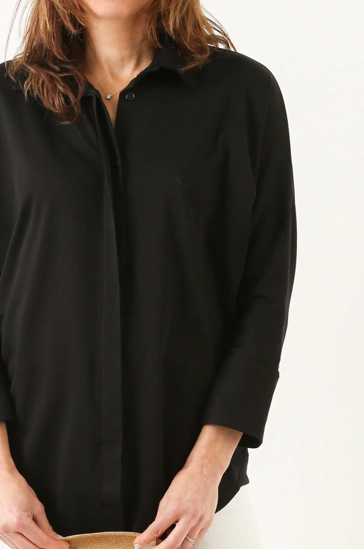 SAHANA DOLMAN SHIRT IN PIMA COTTON STRETCH gift idea