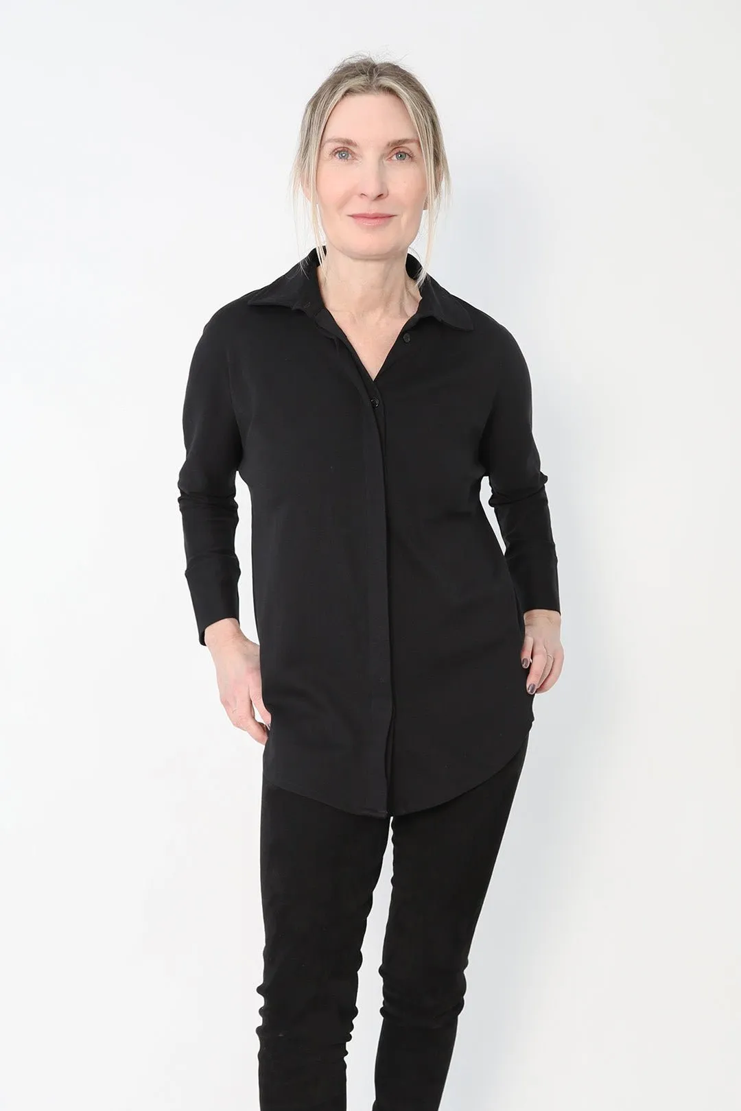 SAHANA DOLMAN SHIRT IN PIMA COTTON STRETCH healing space