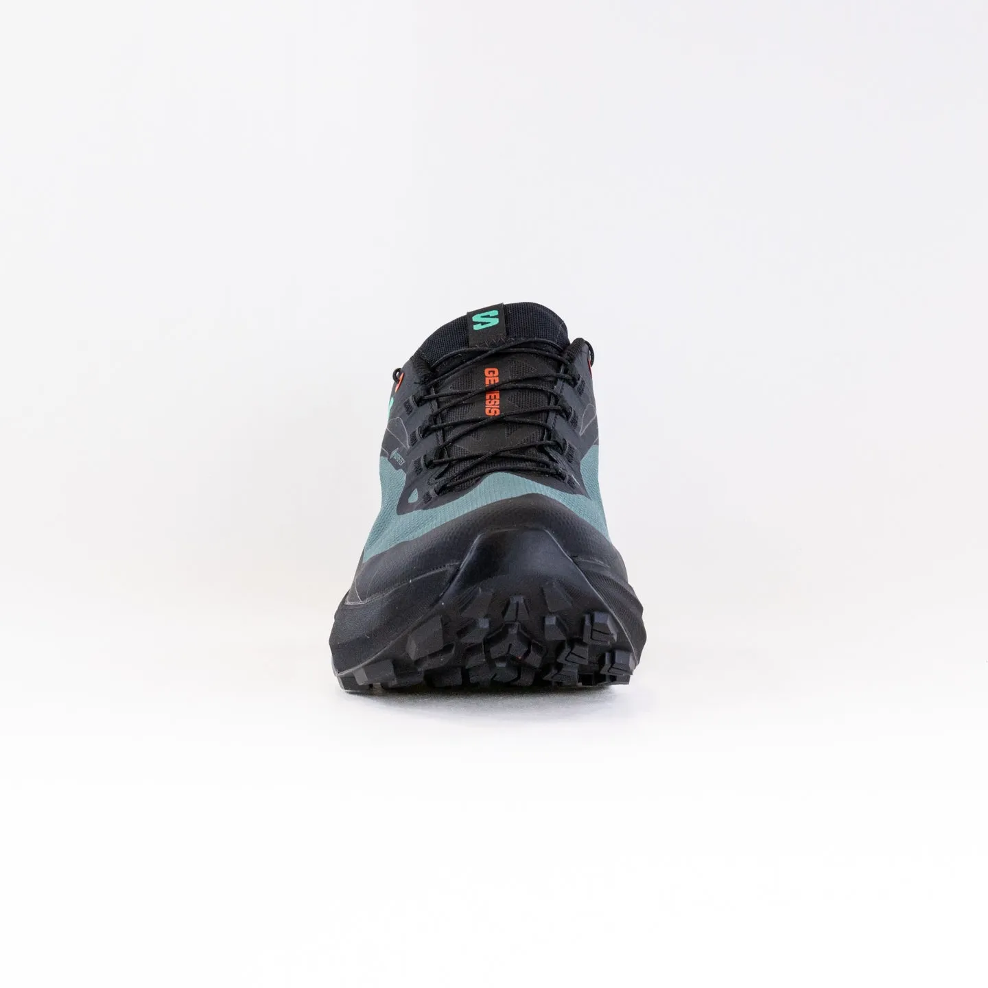 SALOMON GENESIS GTX (Men's) - Atlantic/Black/Sharkskin smooth landings