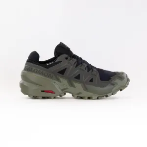 SALOMON SPEEDCROSS 6 GTX (Men's) - Black/Peat/Green seamless ride