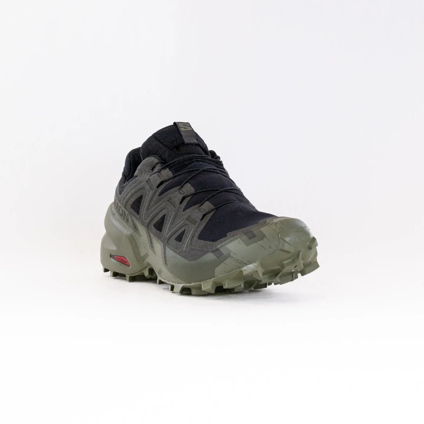 SALOMON SPEEDCROSS 6 GTX (Men's) - Black/Peat/Green lightweight travel