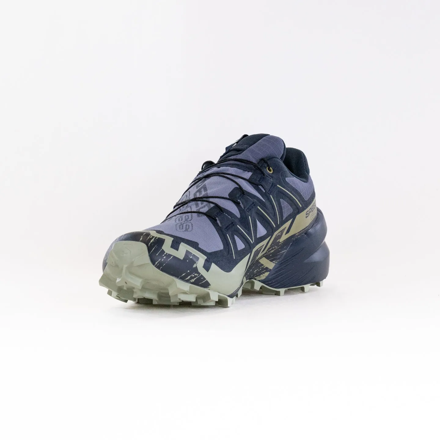 SALOMON SPEEDCROSS 6 GTX (Men's) - Grisaille/Carbon/Tea wet trail