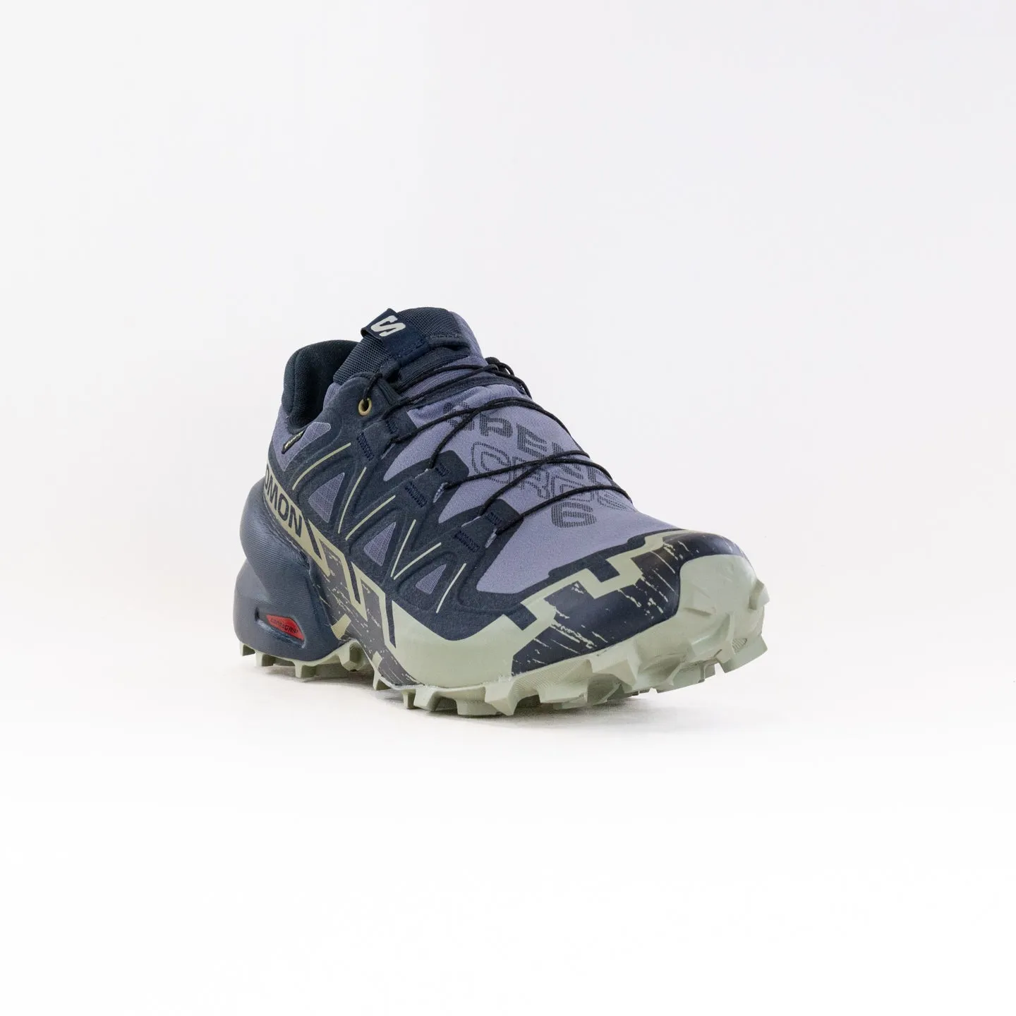 SALOMON SPEEDCROSS 6 GTX (Men's) - Grisaille/Carbon/Tea secure grip