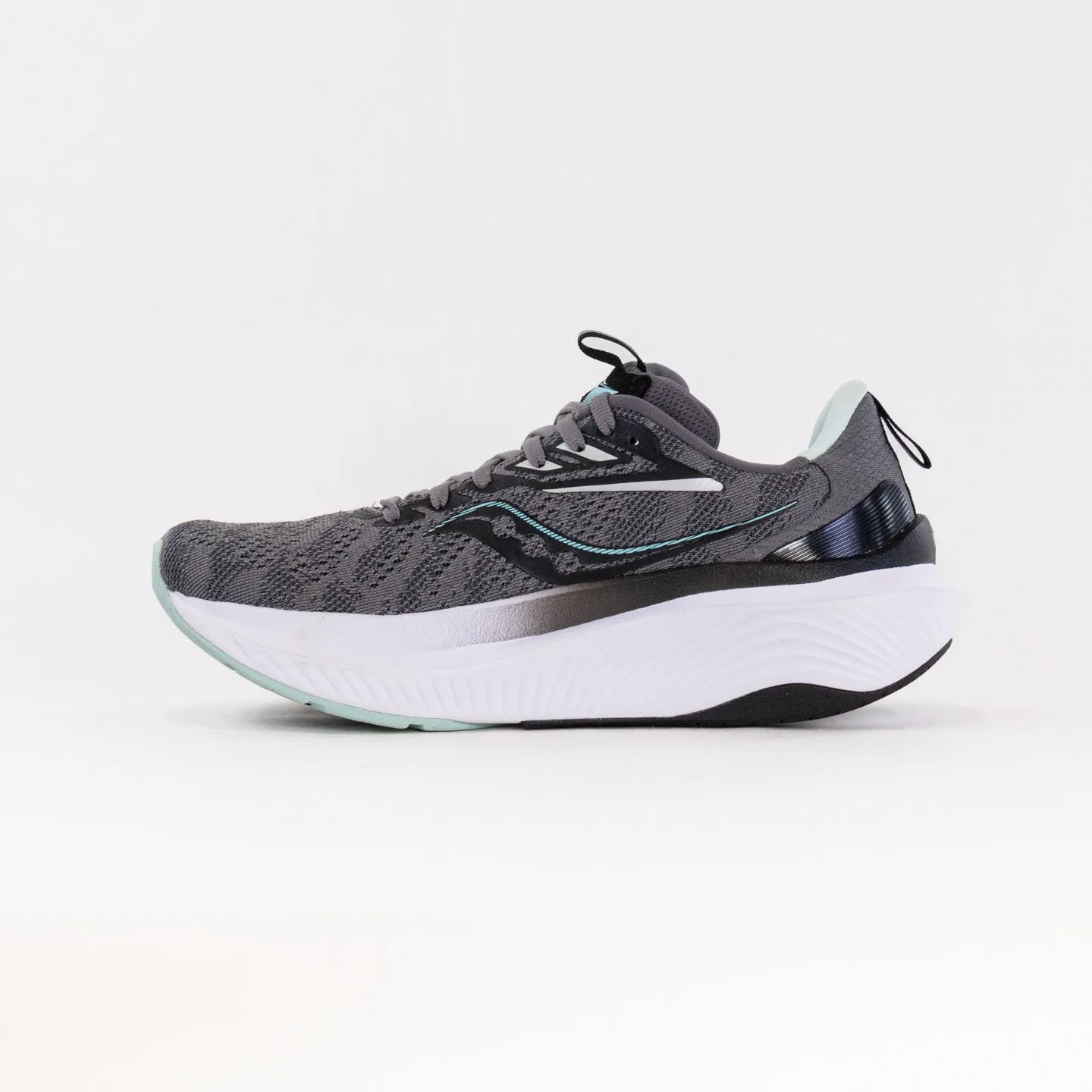 Saucony Echelon 9 Wide (Women's) - Charcoal/Ice speed dash